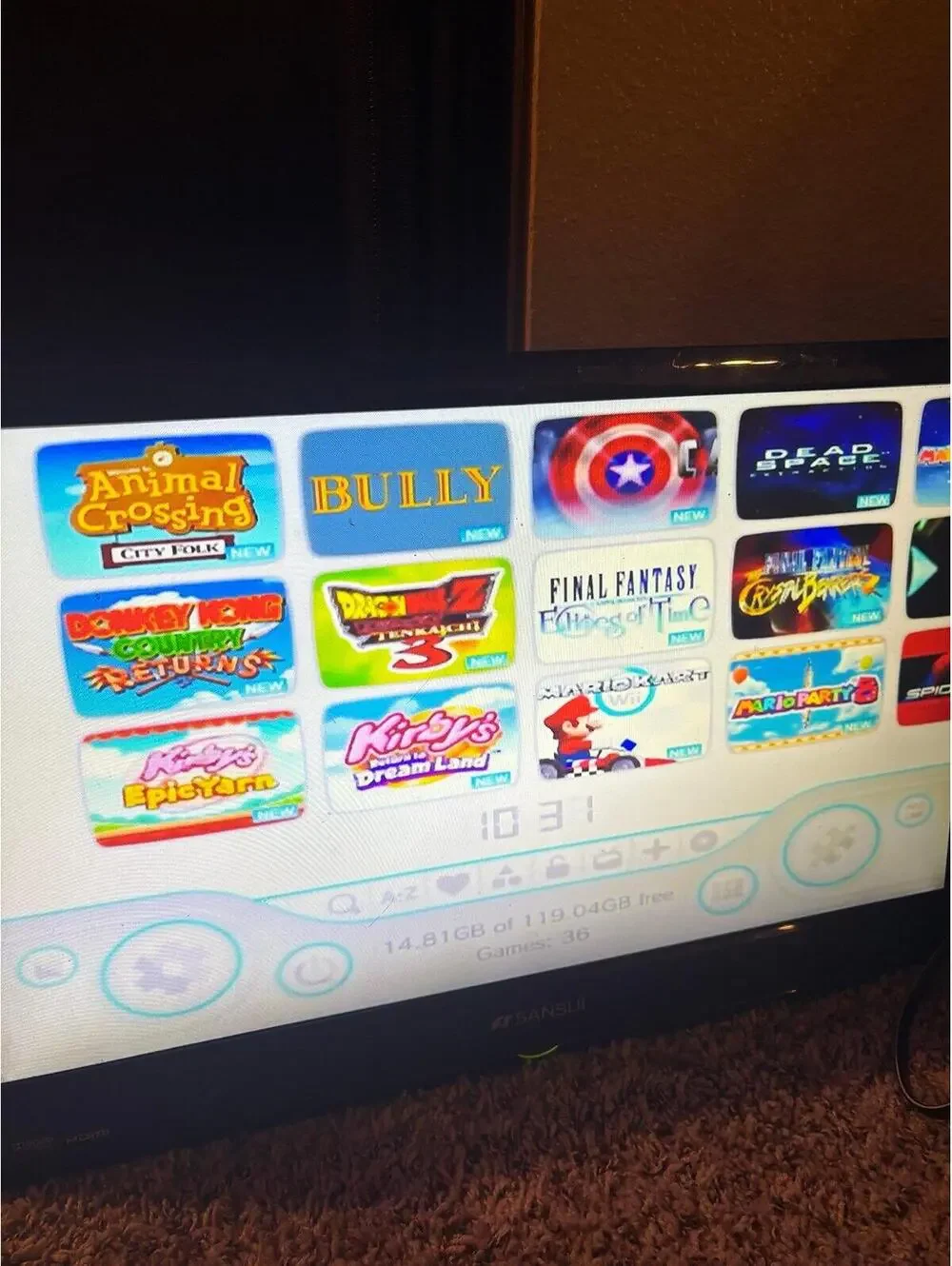 Nintendo Wii (Customized) w/accessories